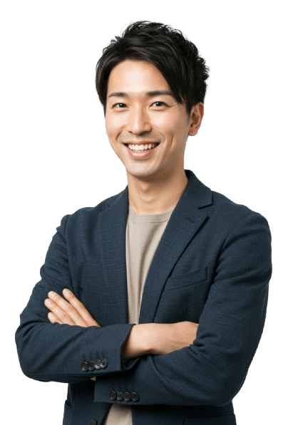 MBTIの分析家タイプを表す男性ビジネスパーソン