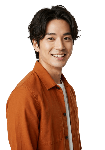 MBTIの探検家タイプを表す男性プロフェッショナル